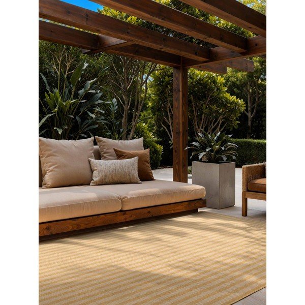 Okkersárga-krémszínű kültéri-beltéri szőnyeg 160x230 cm Haringey Linley – Ted Baker-image-2