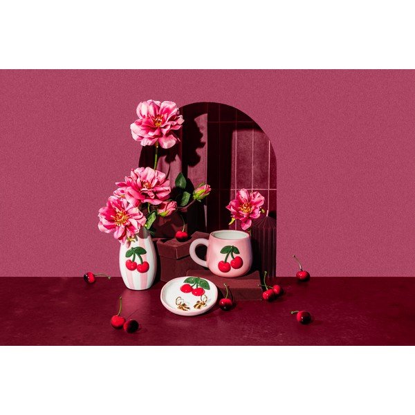 Világos rózsaszín bögre Cherry – Sass & Belle-image-2