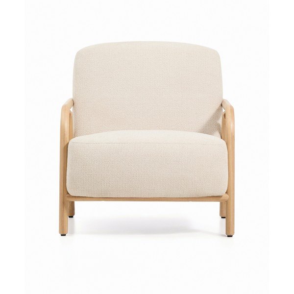 Bézs zsenília fotel Sylo – Kave Home-image-2