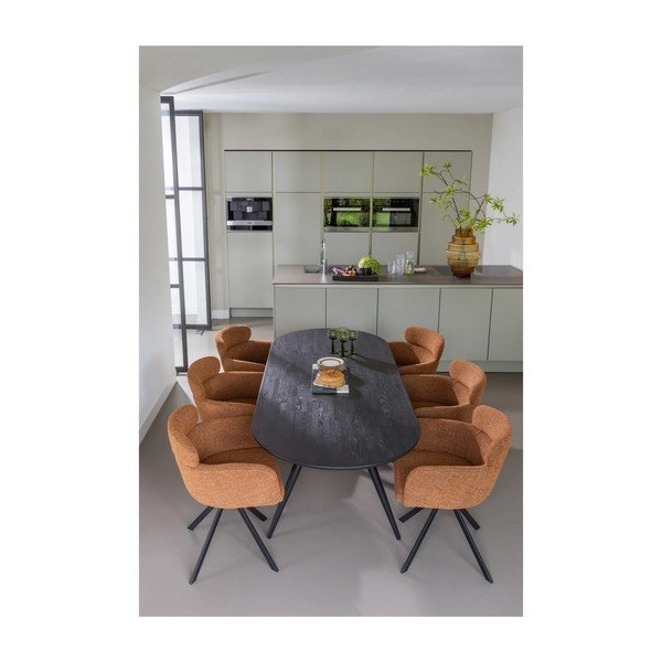 Étkezőasztal tölgyfa asztallappal 90x220 cm Tablo – WOOOD-image-2