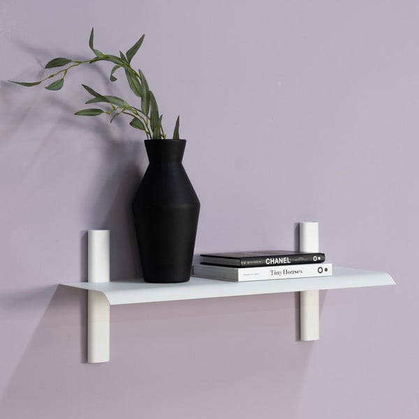 Fehér fém fali polc 60 cm Hola – Spinder Design-image-1