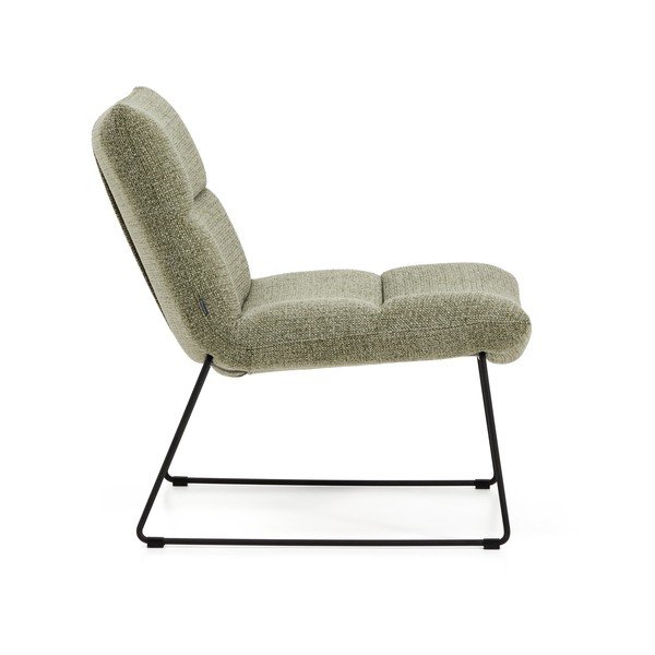 Zöld zsenília fotel Asen – Kave Home-image-3