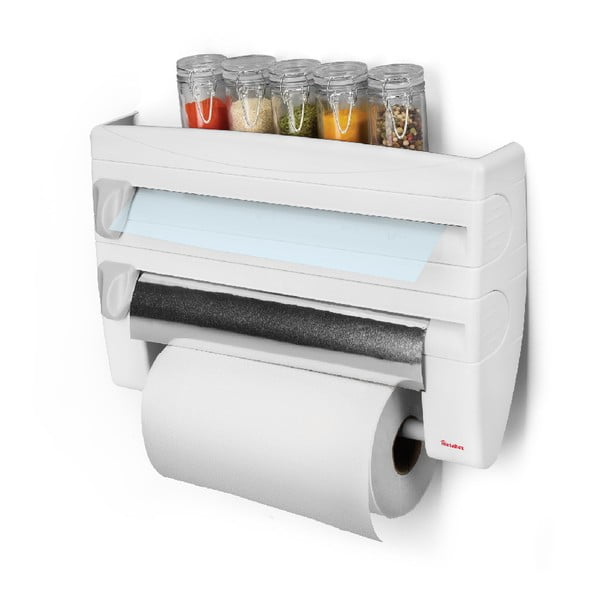 Többfunkciós konyhai adagoló és tartó polc, hossz 38 cm - Metaltex-image-3