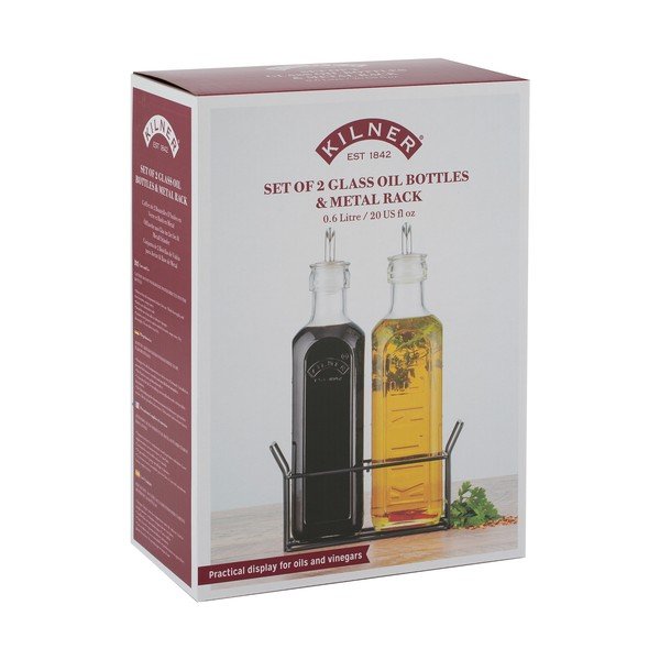 Olaj- és ecettartó készlet - Kilner-image-1