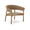 Natúr színű tömörfa kerti fotel Arinella – Kave Home