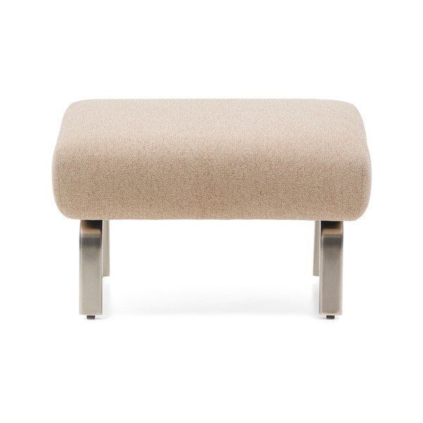 Világosbarna zsenília lábtartó Amsen – Kave Home-image-3