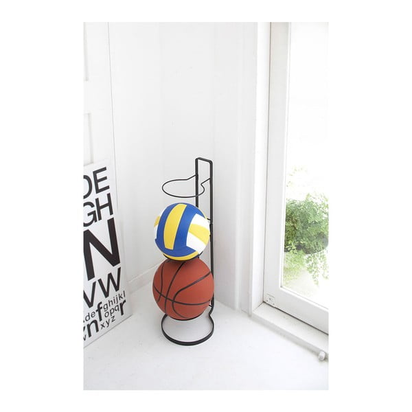 Frame fekete labdatartó állvány - YAMAZAKI-image-1