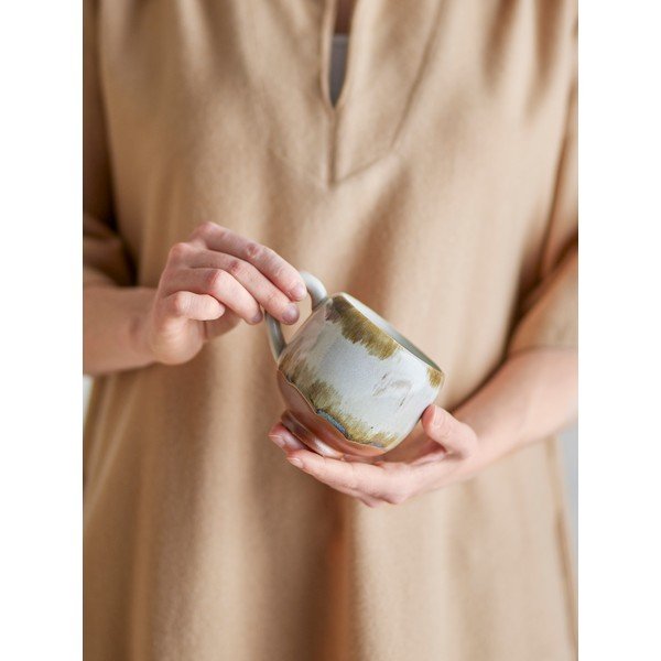 Kőedény csésze szett cappucinóhoz 4 db-os 200 ml Jade – Bloomingville-image-1