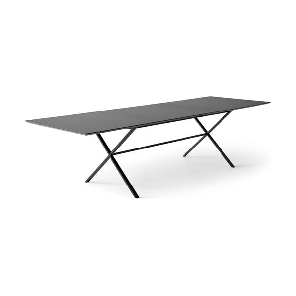 Meza fekete étkezőasztal, 210 x 100 cm - Hammel-image-3