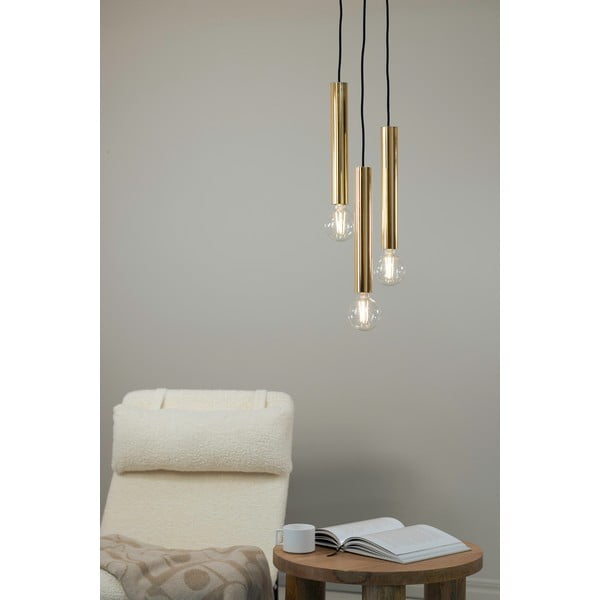 Aranyszínű függőlámpa fém búrával 25x25 cm Sencillo - Markslöjd-image-1