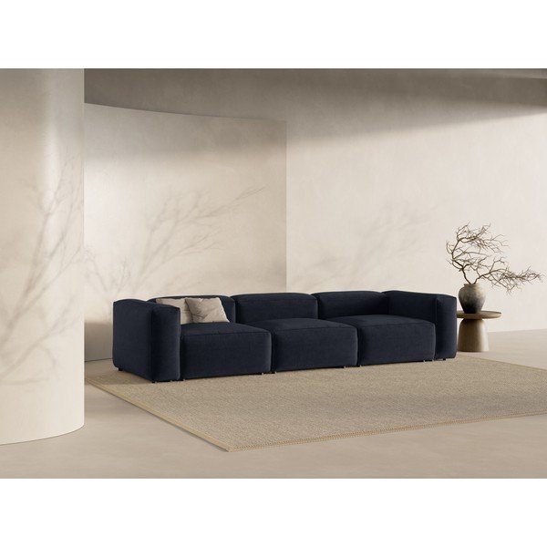 Sötétkék kanapé 364 cm Bergamo – Cosmopolitan Design-image-1