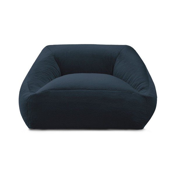 Sötétkék műszőrme babzsákfotel Lilibet – Bobochic Paris-image-3