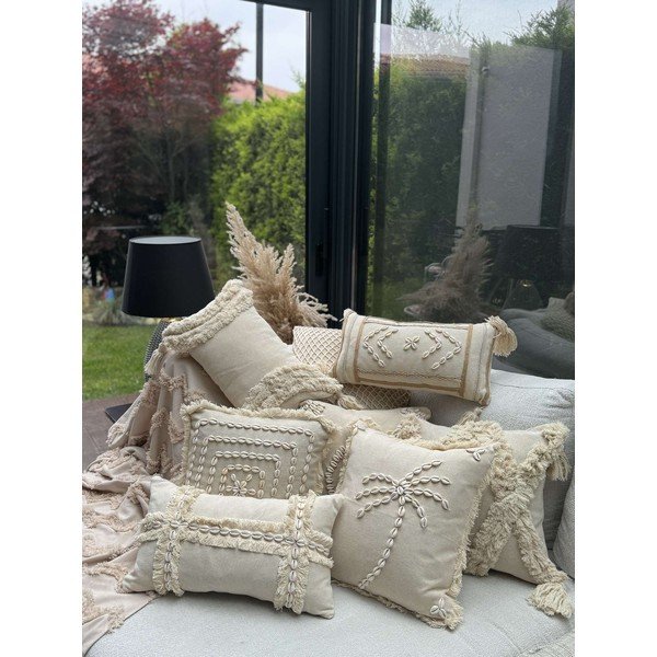 Pamut párnahuzat 43x43 cm Seashells – Mioli Decor-image-3