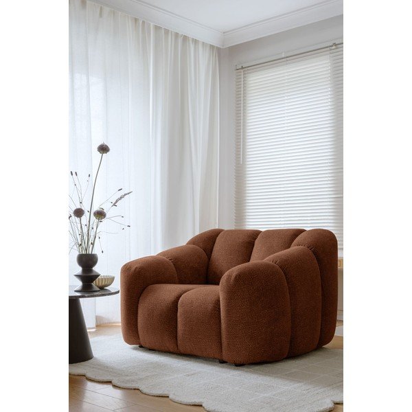 Terrakotta színű fotel Shell – Miuform-image-2