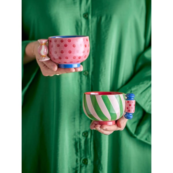 Agyagkerámia eszpresszó csésze szett karácsonyi mintával, 2 db-os, 250 ml Caramella – Bloomingville-image-1