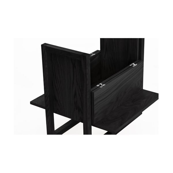 NewEst fekete tölgyfa bortartó szekrény 59x60 cm - Woodman-image-4