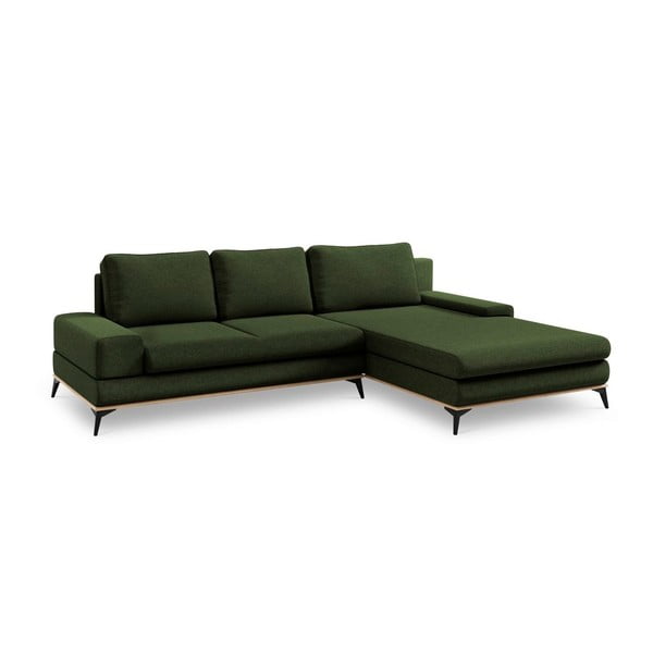 Planet üvegzöld kinyitható sarokkanapé, jobb oldali - Windsor & Co Sofas-image-2