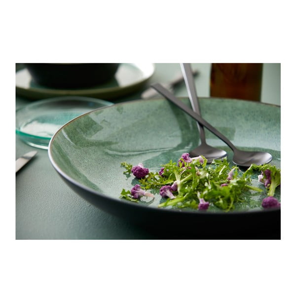 Zöld-fekete kőedény tál ø 40 cm Gastro Black/Green – Bitz-image-1