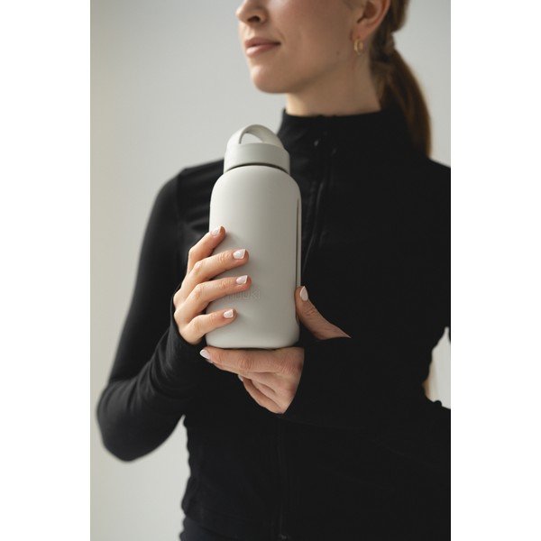 Fehér utazó ivópalack 720 ml Nimbus Cloud – Muuki-image-3