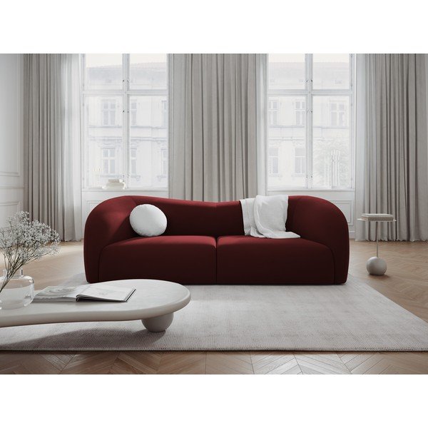 Borvörös bársony kanapé 237 cm Santi – Interieurs 86-image-1