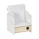 Fehér etetőszék huzat Nuun – Kave Home