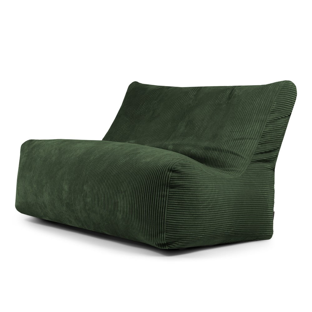 Zöld kordbársony babzsákfotel Sofa Seat Lounge  SLOWDOWN
