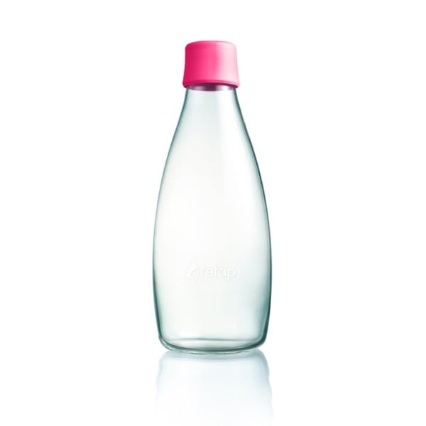 Pink üvegpalack, 800 ml - ReTap