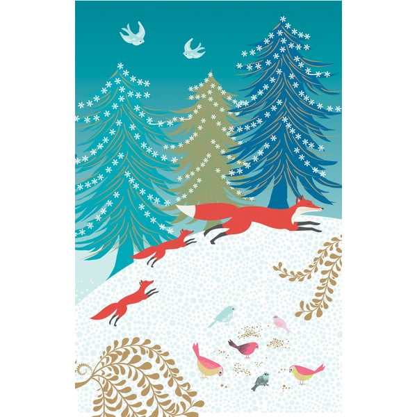 Karácsonyi üdvözlőkártya készlet 5 db-os Christmas - Roger la Borde
