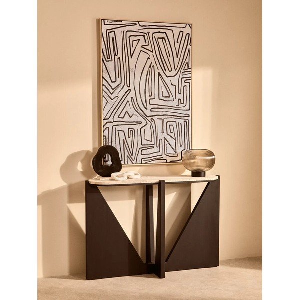 Keretezett-vászon kép 83x123 cm Astratto – Premier Housewares-image-1