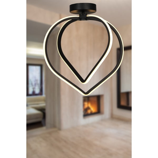 Fekete fém LED mennyezeti lámpa Pars – Squid Lighting-image-1