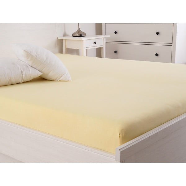 Sárga gumis lepedő 140x200 cm – B.E.S.-image-1