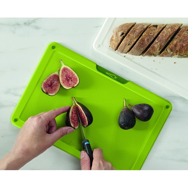 Vágódeszka és kés szett állvánnyal 10x32 cm Folio Icon Plus – Joseph Joseph-image-2