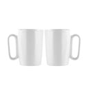 Fehér agyagkerámia bögre szett 2 db-os 250 ml Fuori – Vialli Design