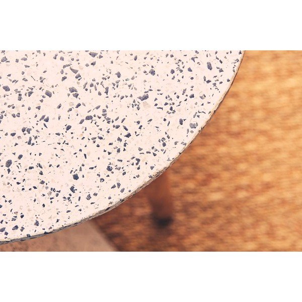 Kerek tárolóasztal terrazzo asztallappal ø 42 cm Terrazzo – Jardin d'Ulysse-image-2