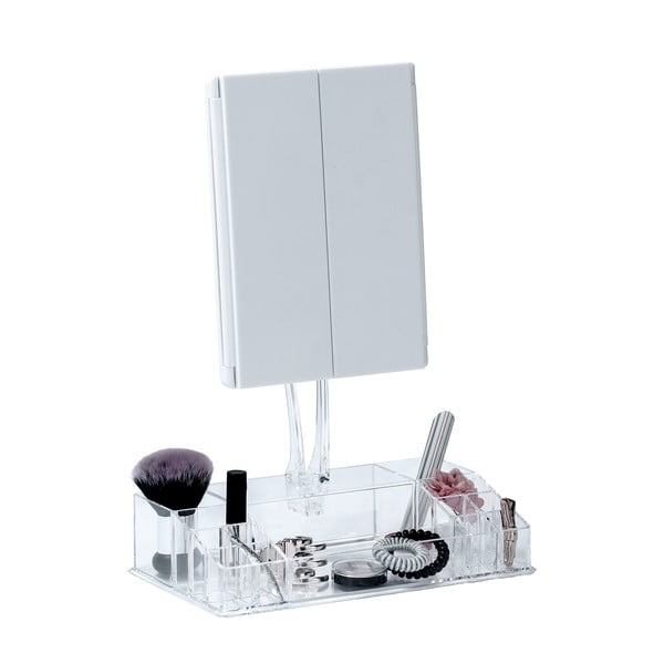 Kozmetikai tükör világítással-nagyítós (háromszoros) 34,5x39 cm Fanano – Wenko-image-3