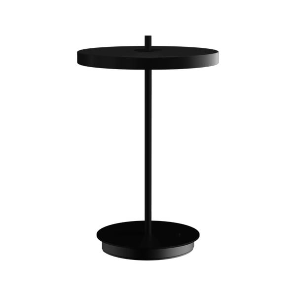 Fekete fém LED asztali lámpa fém búrával (magasság 31 cm) Asteria Move – UMAGE