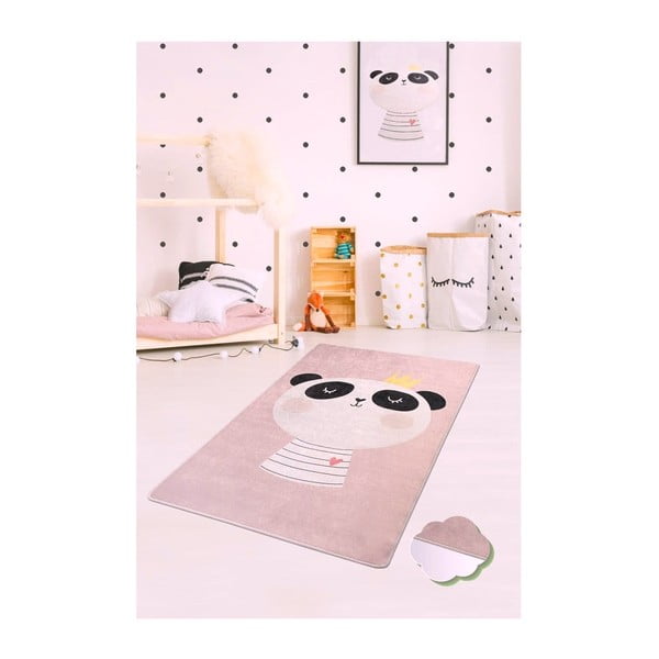 King Panda gyerekszőnyeg, 100 x 160 cm-image-1