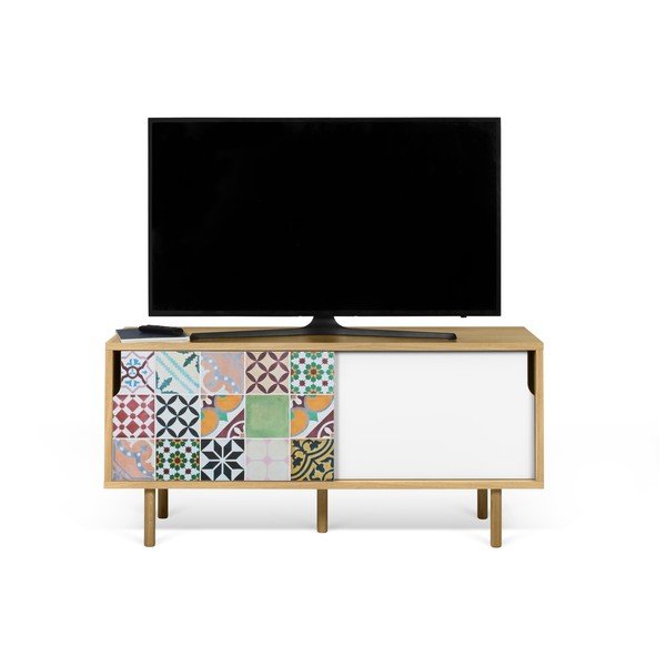 Dann Djibuthi kisméretű tölgyfa TV-állvány - TemaHome-image-3