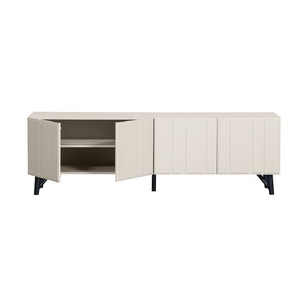 Krémszínű borovi fenyő TV-állvány 181x56 cm Miller – WOOOD-image-3