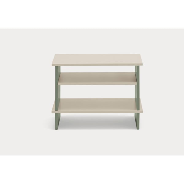 Zöld-krémszínű éjjeliszekrény Inari – Teulat-image-2