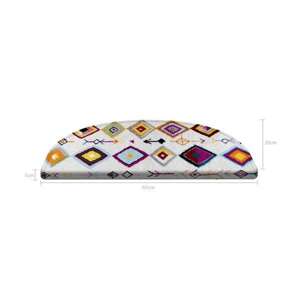 Lépcsőszőnyeg készlet 16 db-os 65 x 20 cm Ethnic - Vitaus-image-4