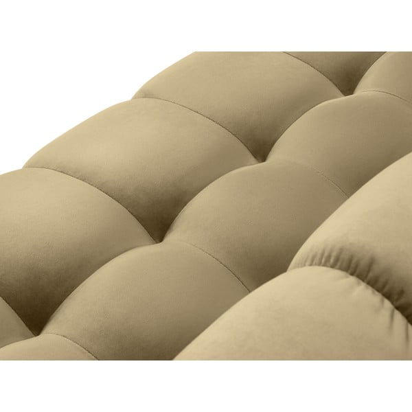 Bali bézs bársony kanapé - Cosmopolitan Design-image-1