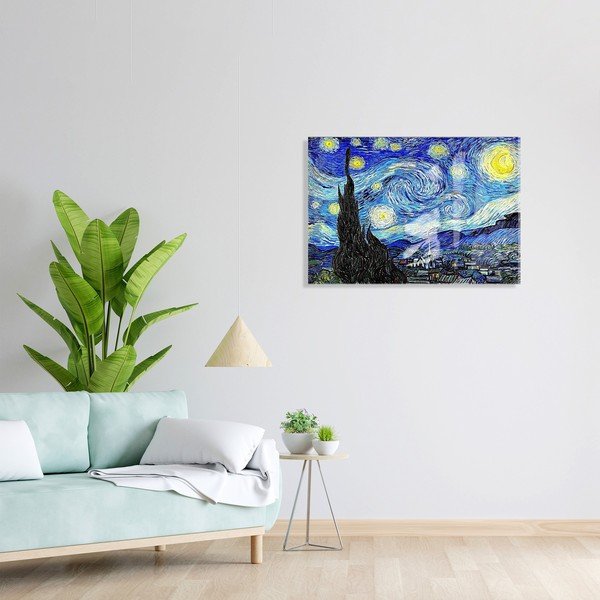Üveg kép 70x50 cm Vincent van Gogh – Wallity-image-1