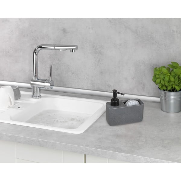 Szürke polirezin szappanadagoló 0,15 l Woya - Wenko-image-1