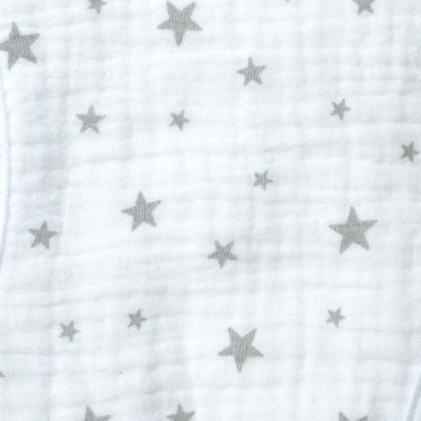 Fehér muszlin nyálfogó készlet 2 db-os – Bébé Douceur-image-1