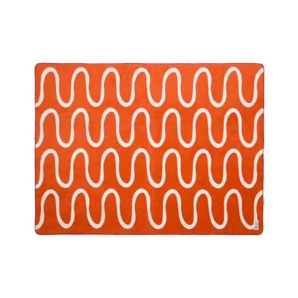 Narancssárga takaró 150x200 cm Swirl – noo.ma