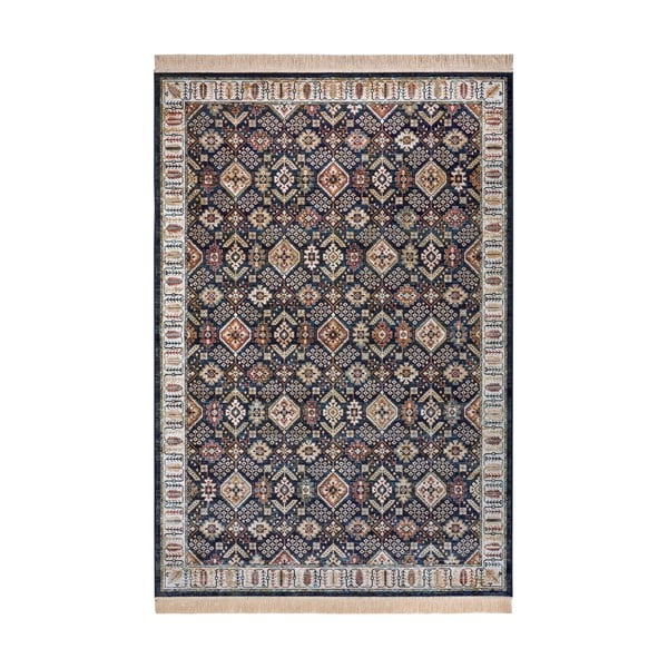 Sötét pamutkeverék szőnyeg, 95 x 140 cm - Nouristan