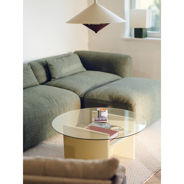 Borvörös kerek dohányzóasztal ø 85 cm Tovo – noo.ma-image-4