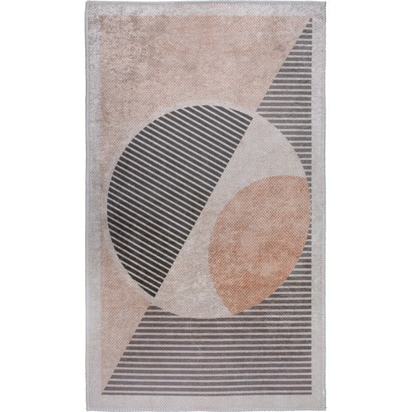 Bézs mosható szőnyeg 50x80 cm – Vitaus