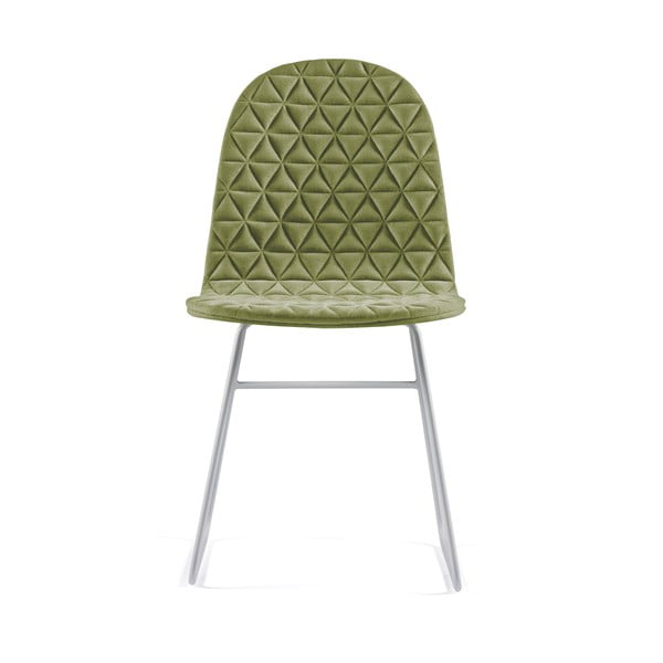Mannequin V Triangle világoszöld szék fém lábakkal - Iker